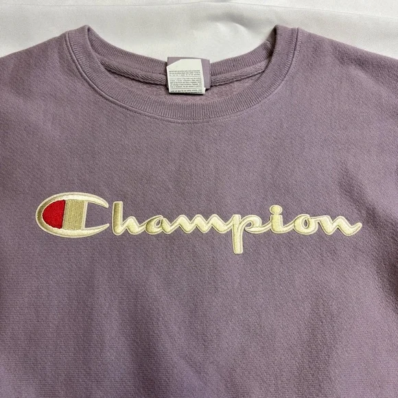 NWOT Purple Lavender Champion Reverse Weave Crewneck Sweatshirt Size Small - Picture 3 of 4
